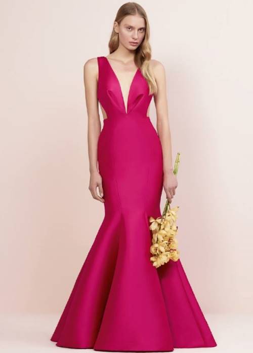 vestido de festa pink