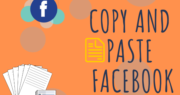 How Do You Copy and Paste something On Facebook 2019