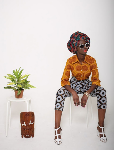 African print dress ankara dress by Designer Mazel John