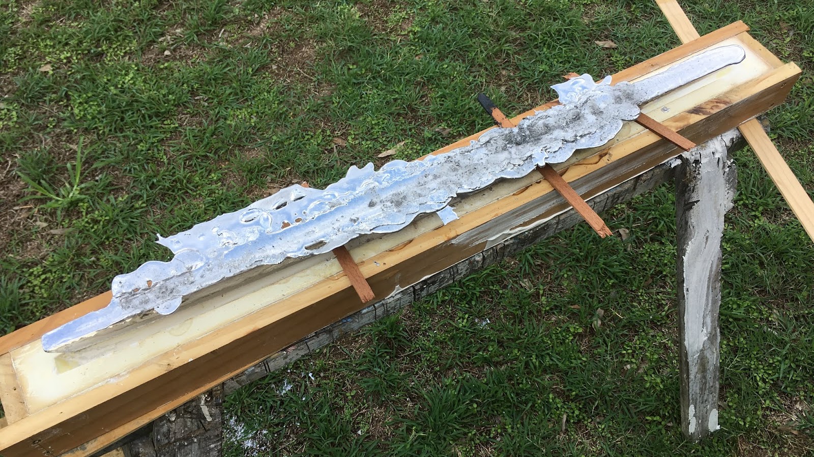 Dave's Tally Ho Model Lead Keel and Painting