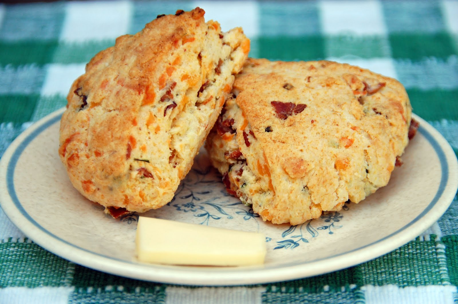 Southern Lady's Recipes Savory Bacon and Cheddar Scones