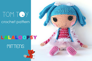 Lalaloopsy Mittens crochet pattern