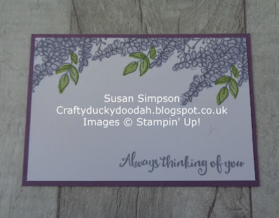 Craftyduckydoodah!, Stampin' Up! UK Independent  Demonstrator Susan Simpson, Stamp 'N Hop, Lots of Lavender, Supplies available 24/7 from my online store, 