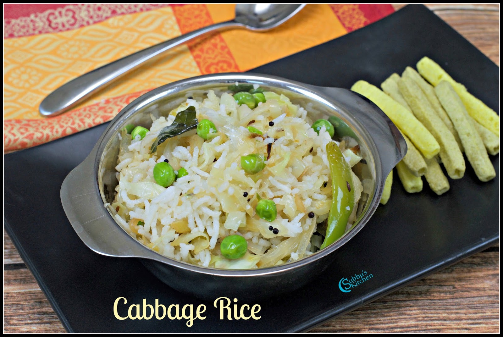 Cabbage Rice Recipe Kids Lunch Box Dishes Subbus Kitchen