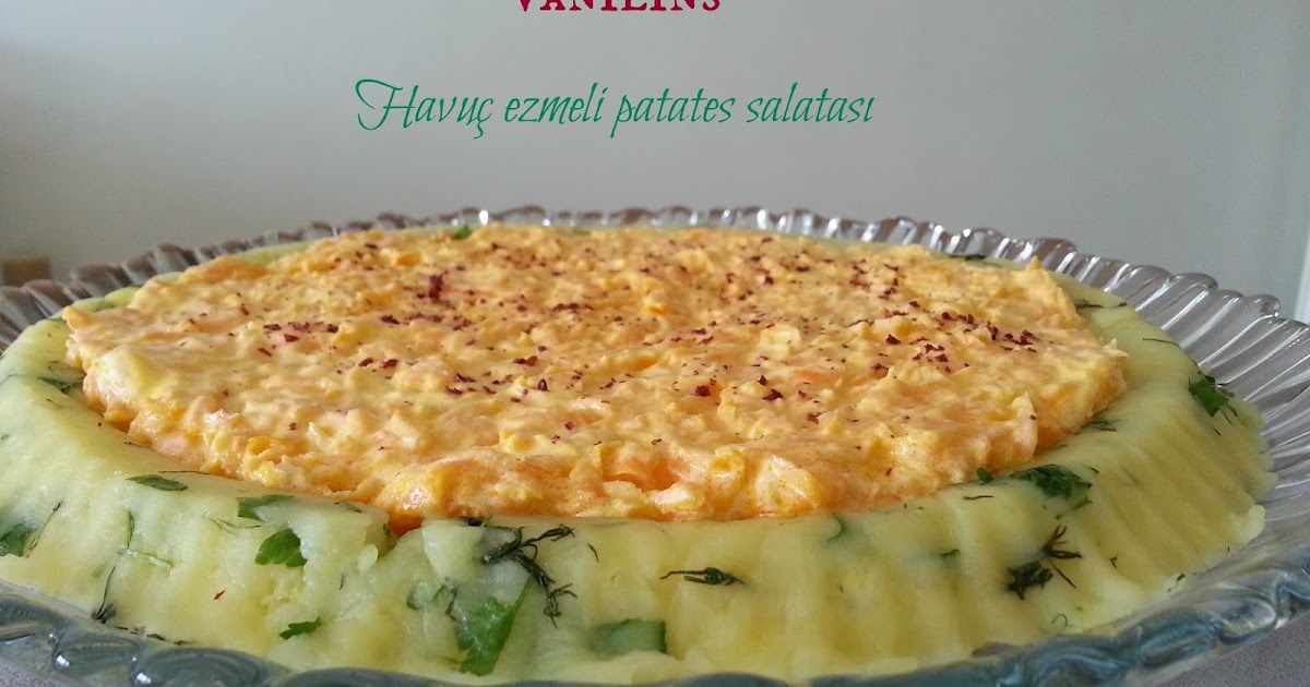 Havuç Ezmeli Patates Salatası Vanilins