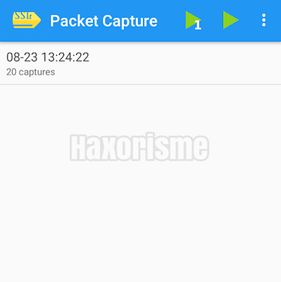 Membuka Aplikasi Packet Capture Membuka Aplikasi Packet Capture