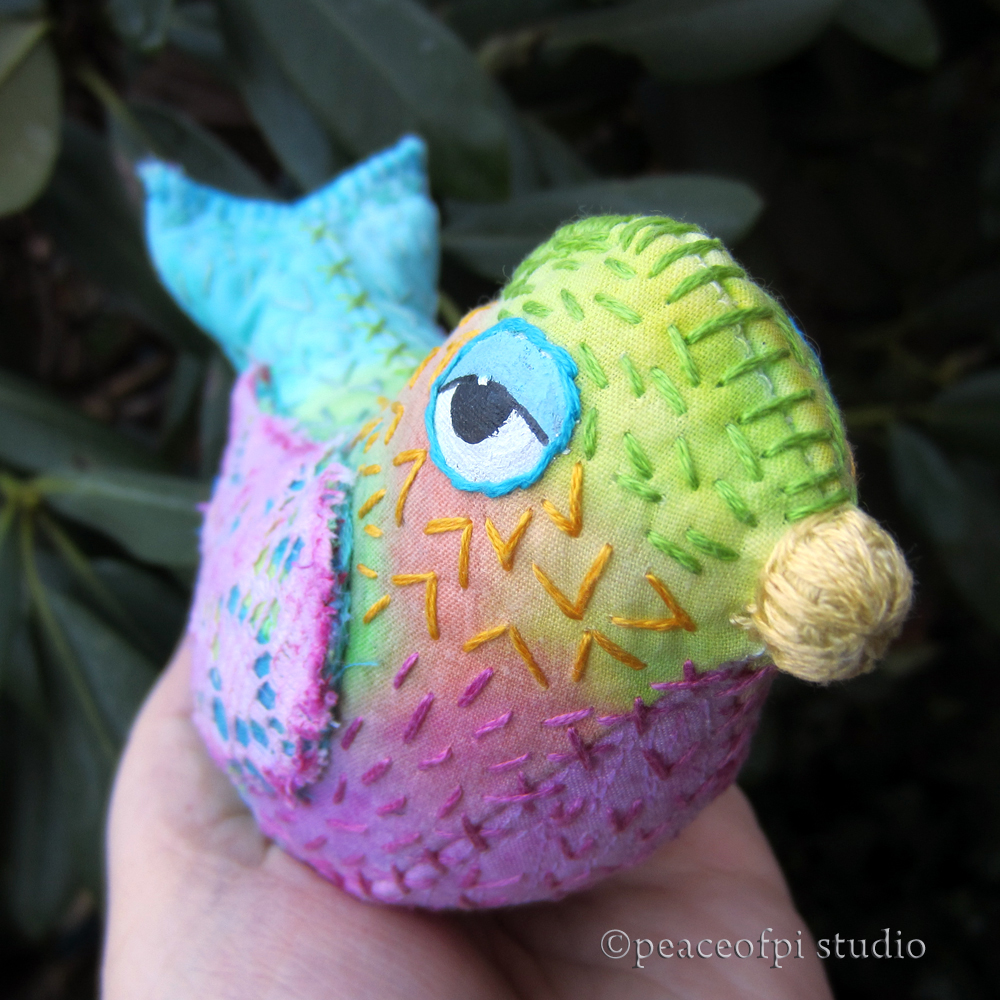 peaceofpi studio: Sewing a Bird Softie