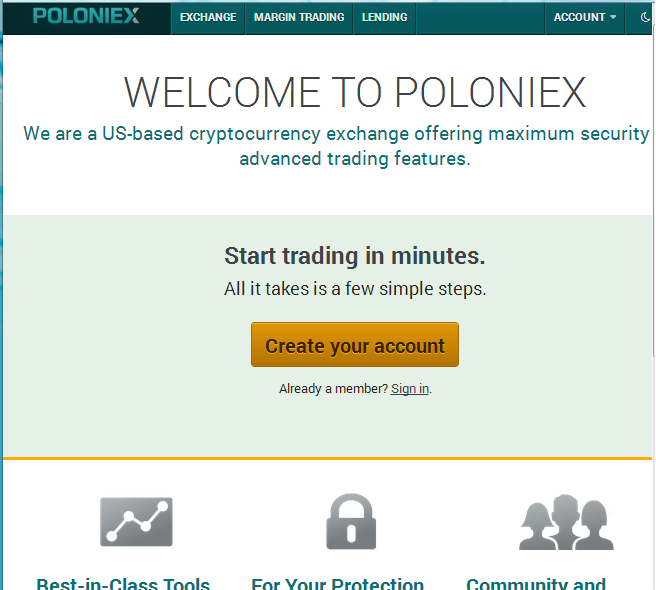 can poloniex store crypto currency
