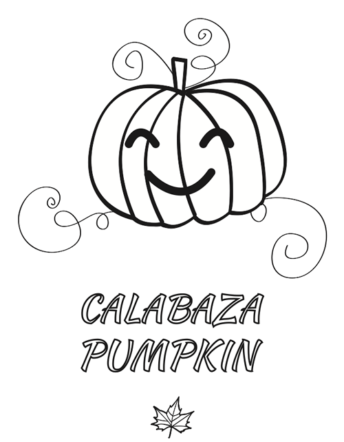 calabaza coloring pages - photo #38