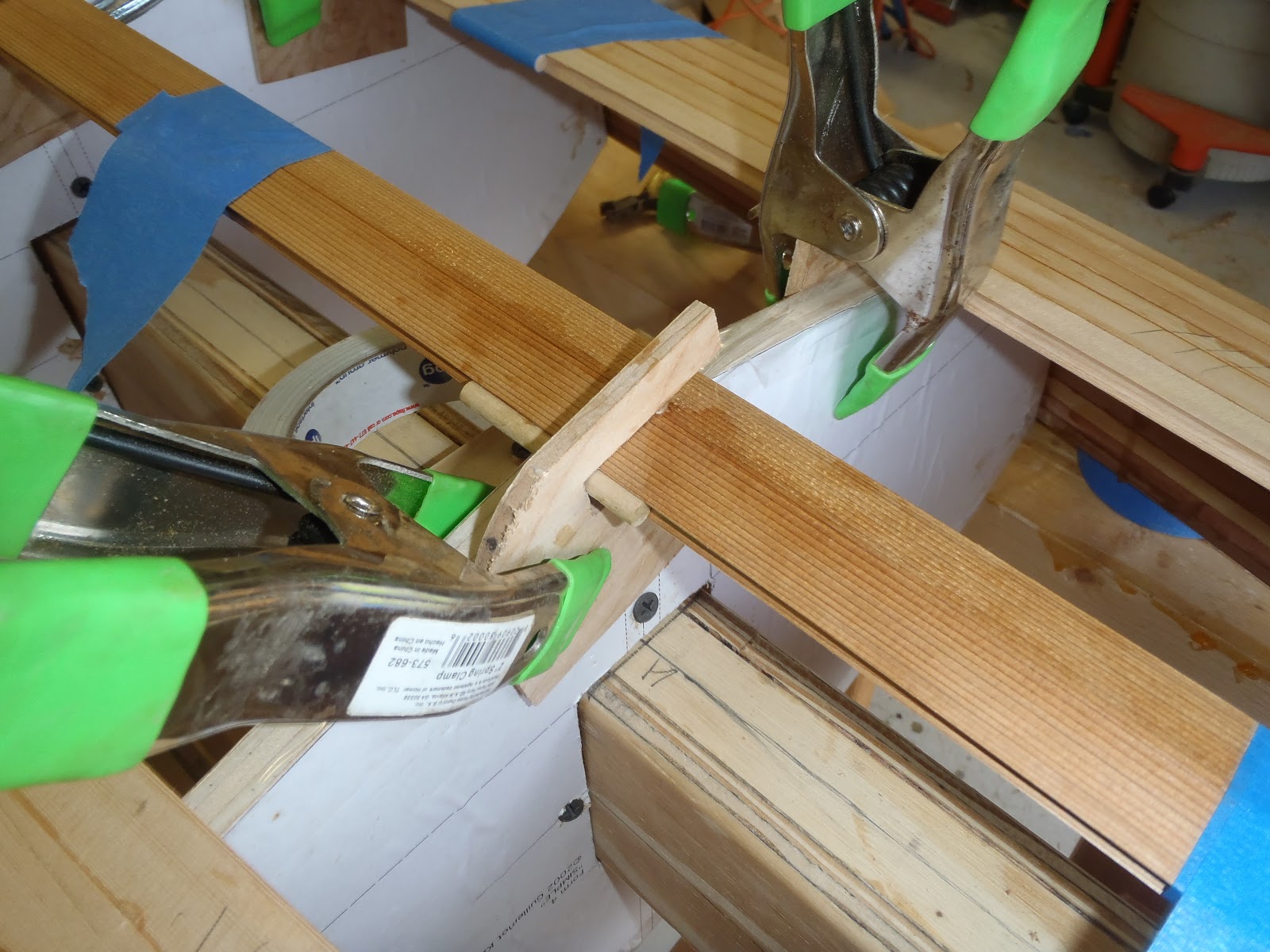 Guillemot "Simple Design" Kayak Build Installing Keel Strips