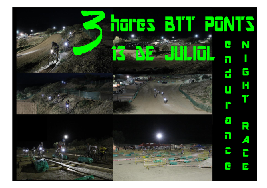 3 HORES BTT PONTS-13 DE JULIOL-21 HORES