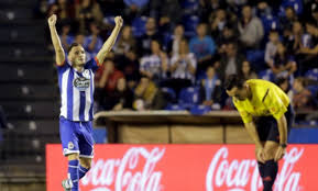 Lucas Pérez - Deportivo -: "Peleé todos los balones contra el Atlético"