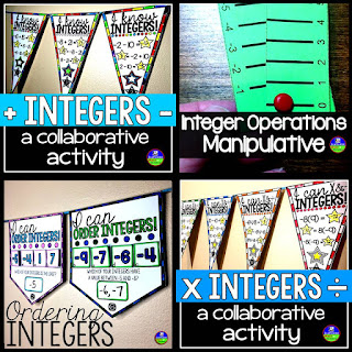 integers mini bundle for adding, subtracting, multiplying, dividing, ordering integers integers mini bundle for adding, subtracting, multiplying, dividing, ordering integers