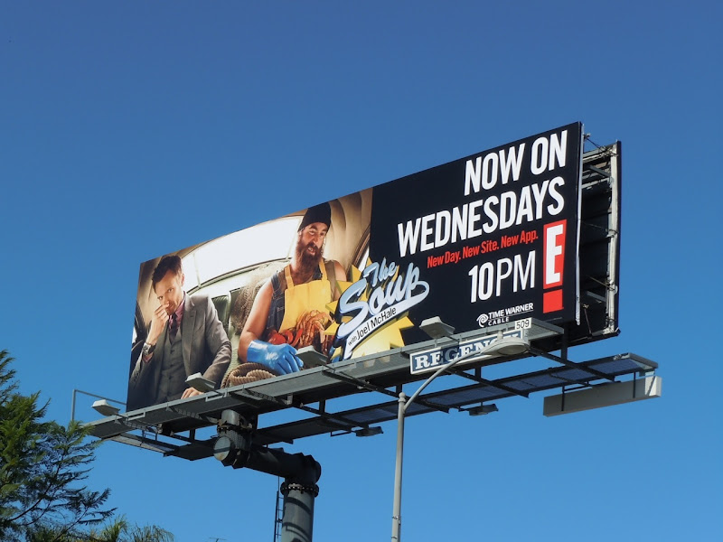 The Soup Fisherman billboard