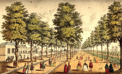 Royal Palace of St James's next the park from The story of the London Parks by J Larwood (1874) Royal Palace of St James's next the park from The story of the London Parks by J Larwood (1874)