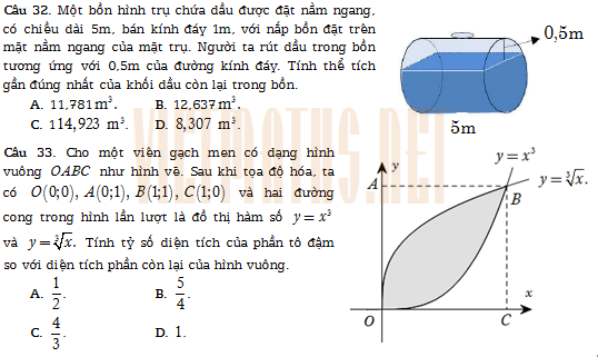 tài liệu Trắc nghiệm Tích phân và Nguyên hàm của Đức Khánh tai lieu Trac nghiem Tich phan va Nguyen ham cua Duc Khanh