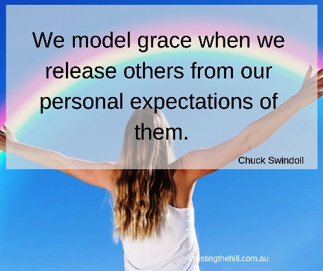 Acting graciously allows us to let go of judgement and expectation and that in turn allows room for gratitude for all that we have in our lives. #grace #gratitude