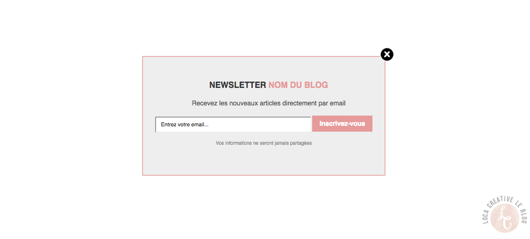 pop up newsletter blogger pop up newsletter blogger