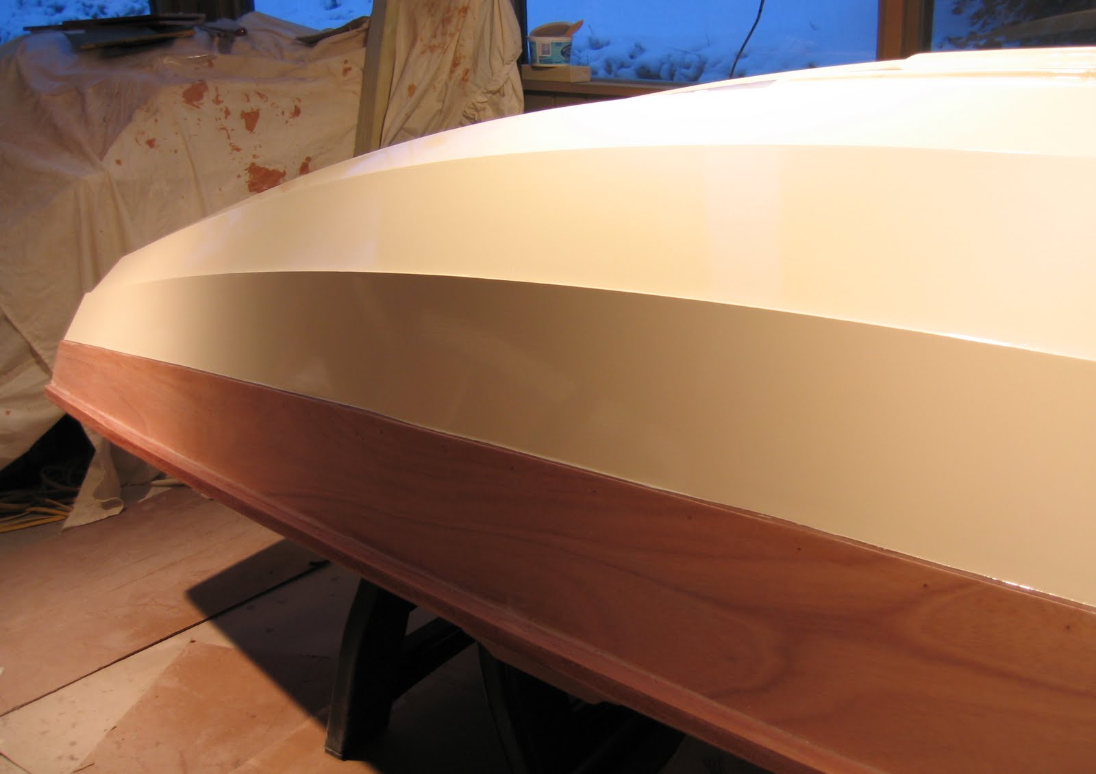 My last paint job was on the Passagemaker Dinghy. I used Hatteras (off 