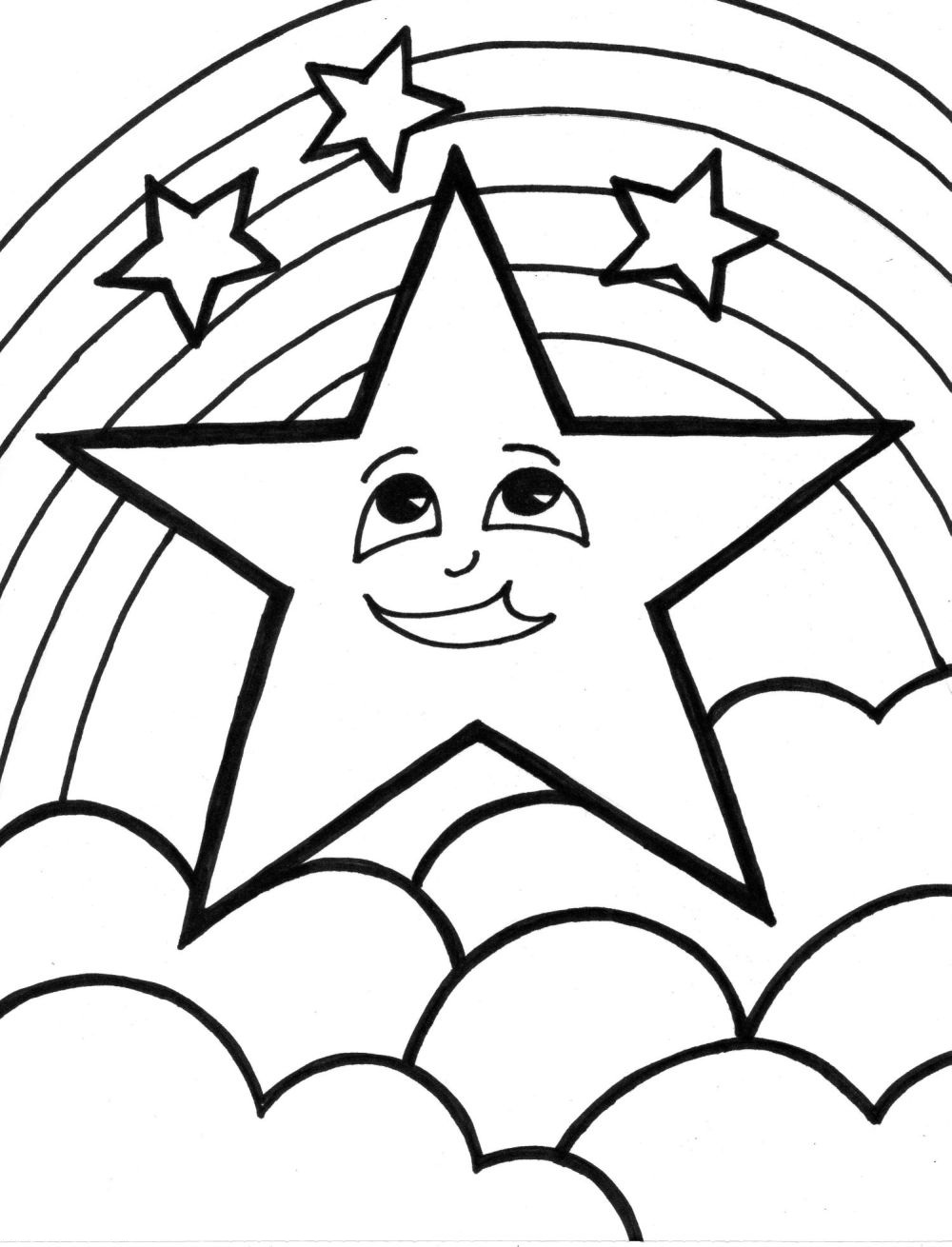Star Coloring Pages Learn To Coloring