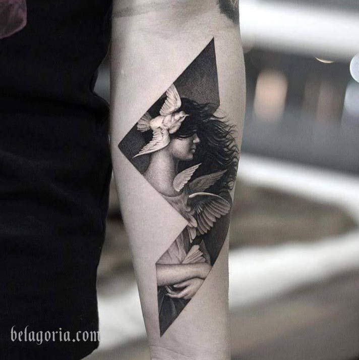 imagen de un tatuaje artistico espectacular