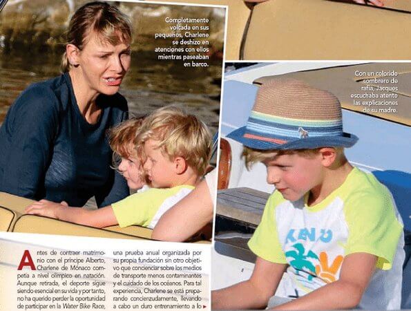 Princess Charlene is currently in Calvi, together with Crown Prince Jacques and Princess Gabriella for 2020 summer holiday
