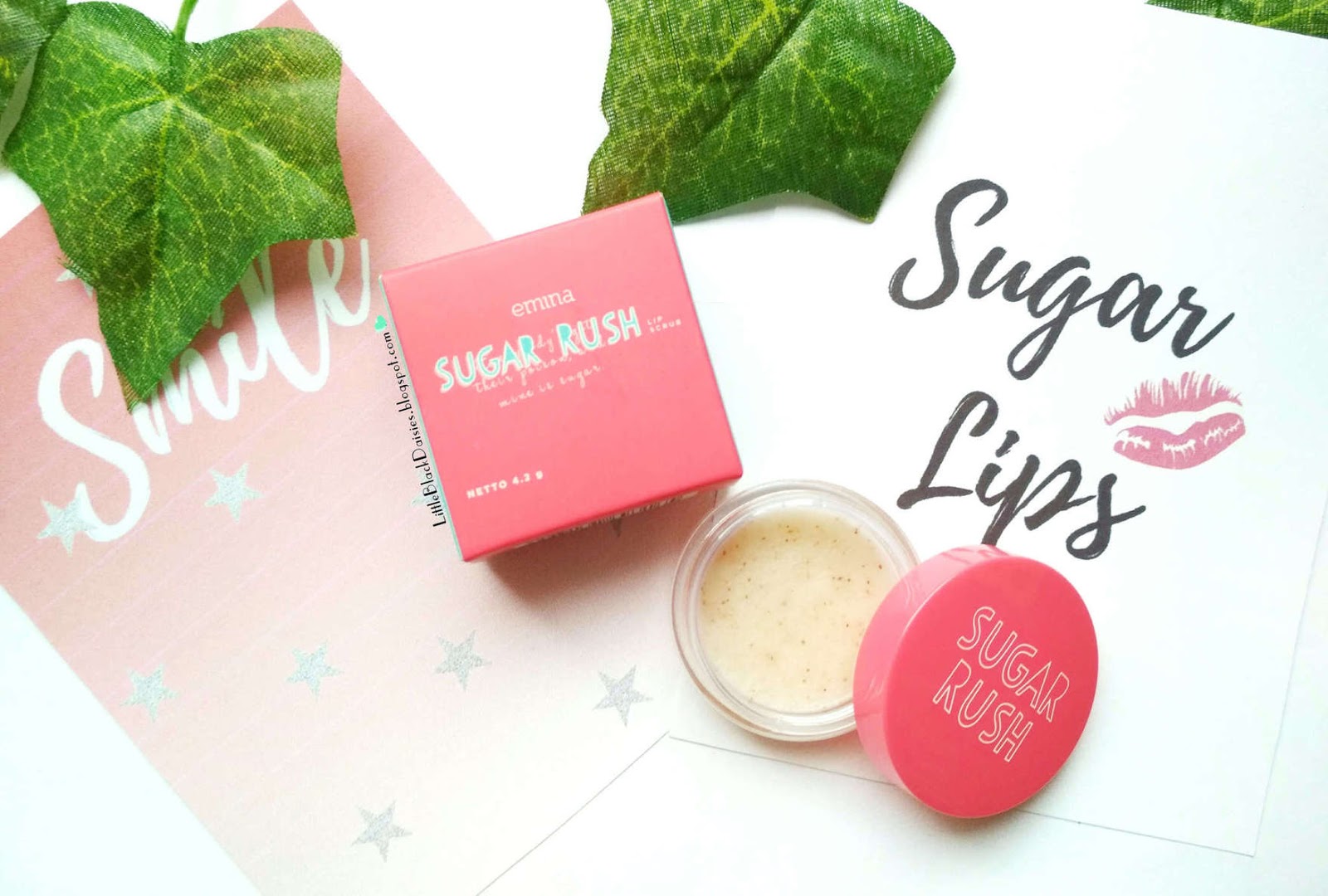 EMINA SUGAR RUSH LIP SCRUB REVIEW Little Black Daisies