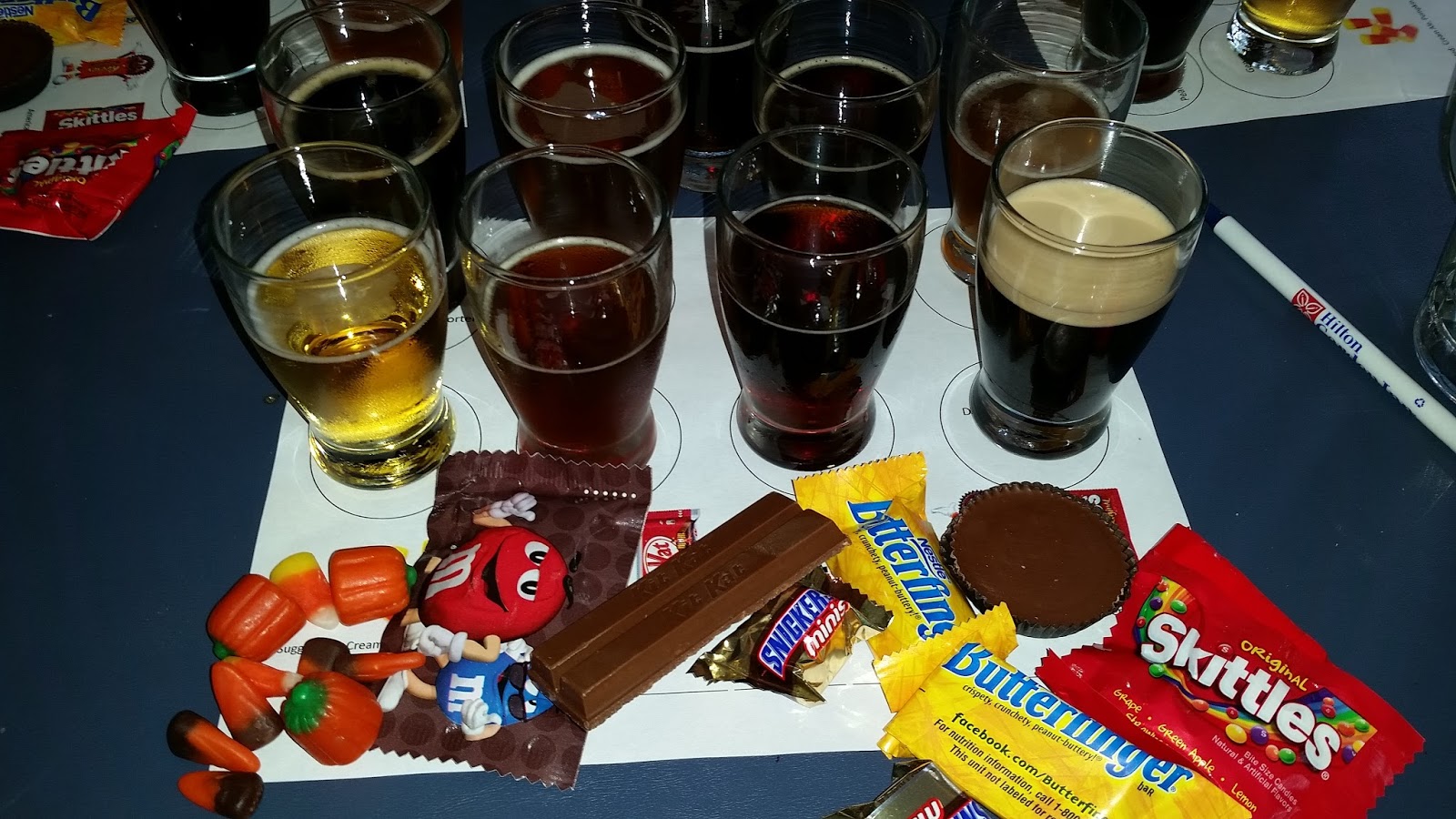 Beer Adventures in Atlanta (And Beyond) Halloween Candy / Beer Pairing