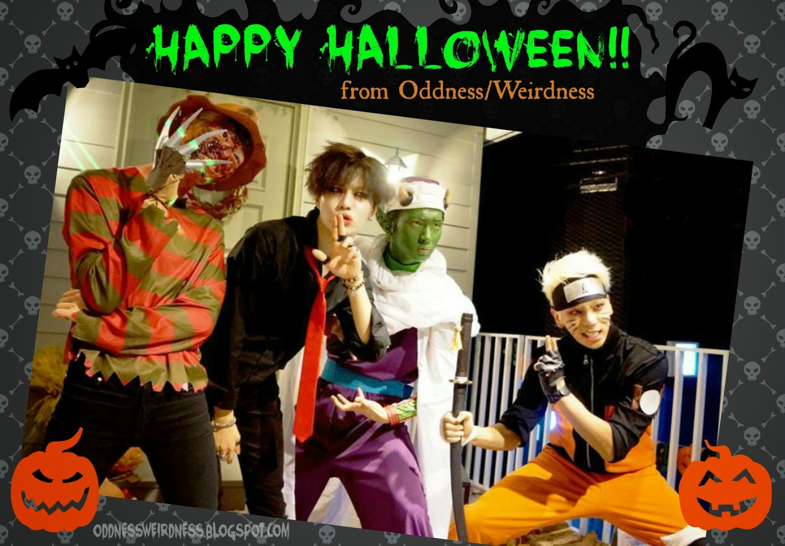 Oddness/Weirdness Wishes You A Happy SHINee Halloween 2013!