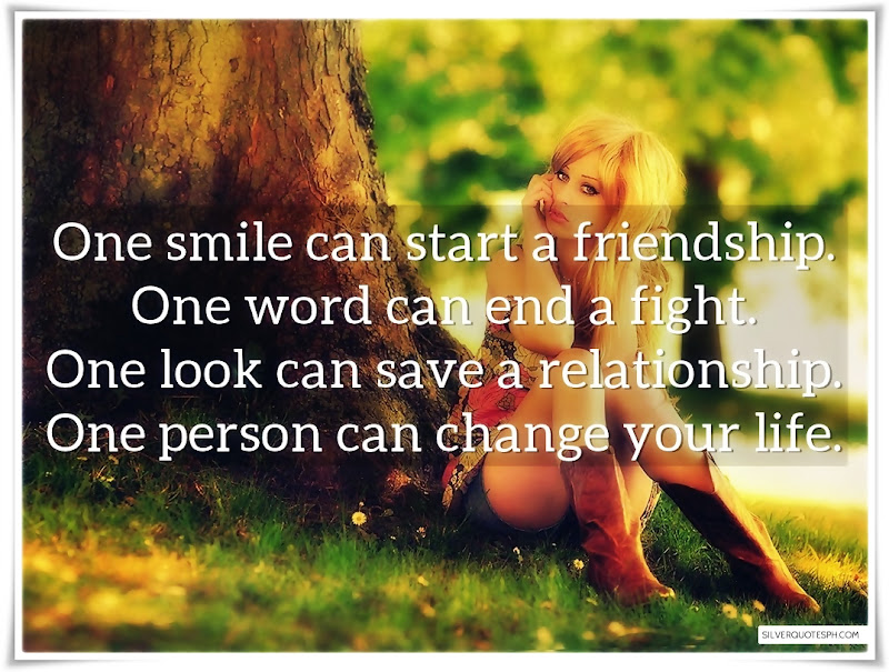 One Smile Can Start A Friendship, Picture Quotes, Love Quotes, Sad Quotes, Sweet Quotes, Birthday Quotes, Friendship Quotes, Inspirational Quotes, Tagalog Quotes