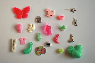 Tulip pink mint I spy trinkets collection TomToy