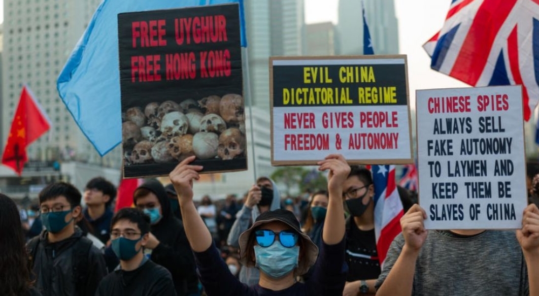 Solidariti Uighurs di Hong Kong