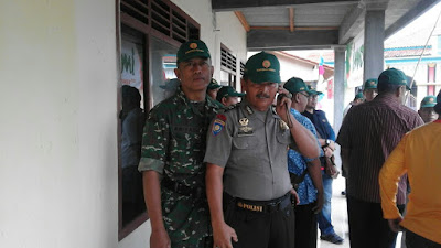 Mewakili Kapolsek Pituruh Aiptu Sukarman Sambut Kunjungan Dirjen Pertanian