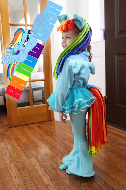Grosgrain: DIY Rainbow Dash Costume