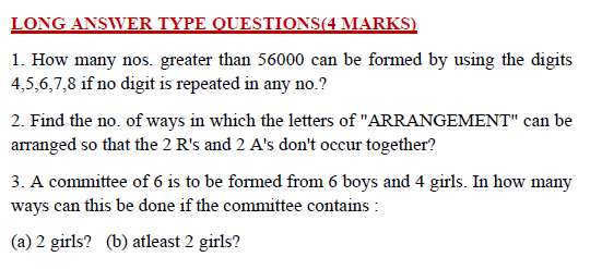 Concept and  Important Questions of PERMUTATION & COMBINATION,fundamental principle of counting,