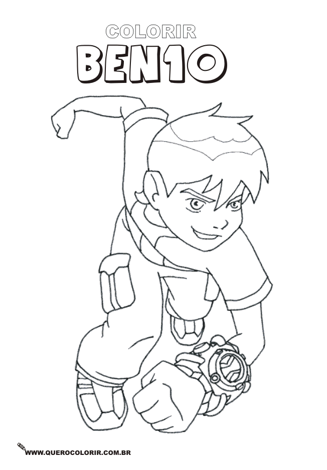 Desenhos Do Ben Dez Para Imprimir