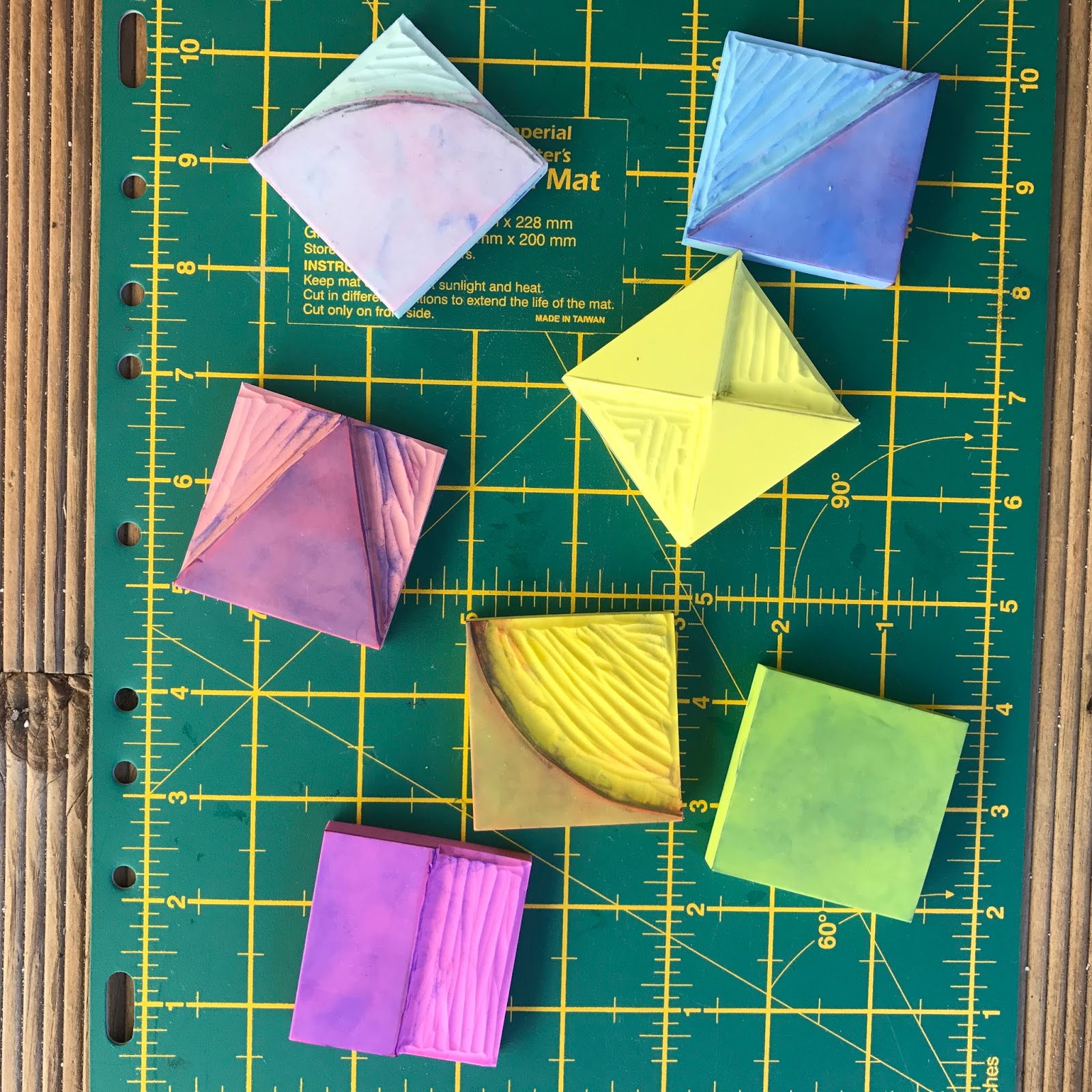 Kate Henderson Quilts Carving Rubber Stamps