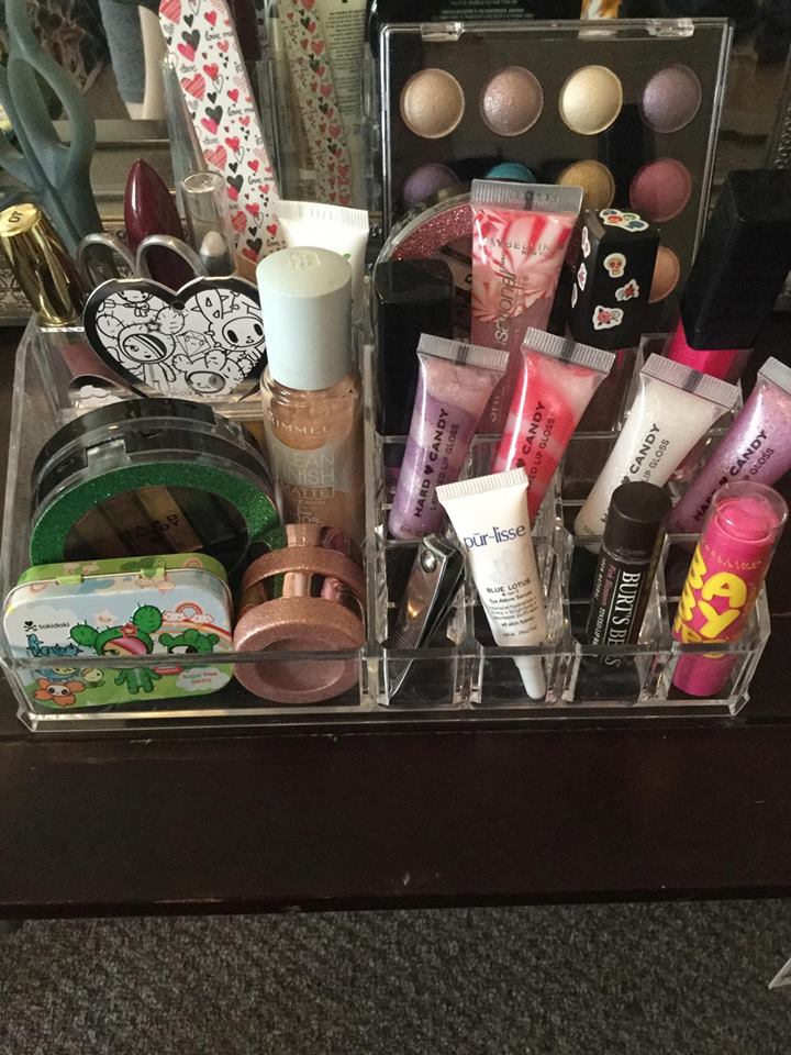 Life of a mad typer Acrylic Makeup Organizer Cosmetic Jewerly Display