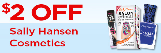 The Coupon Faerie: Save $2 off Sally Hansen Cosmetics -- Rite Aid Store coupon