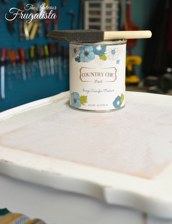 Image Transfer Technique With Transfer Medium Interior Frugalista