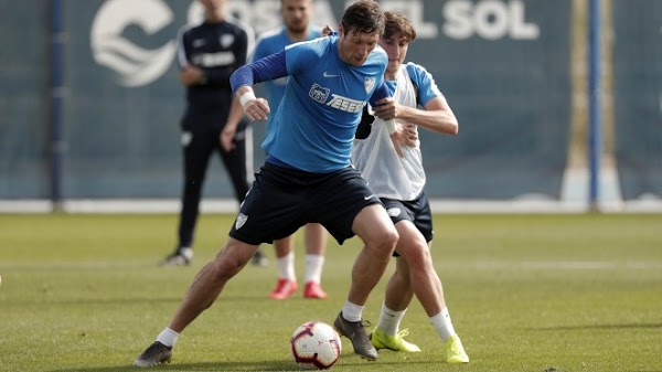 Málaga, entrenamiento con la ausencia de Boulahroud