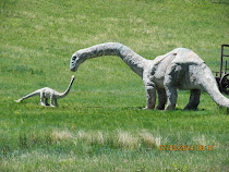 Dinosaurs just outside Terelj National Park, Mongolia