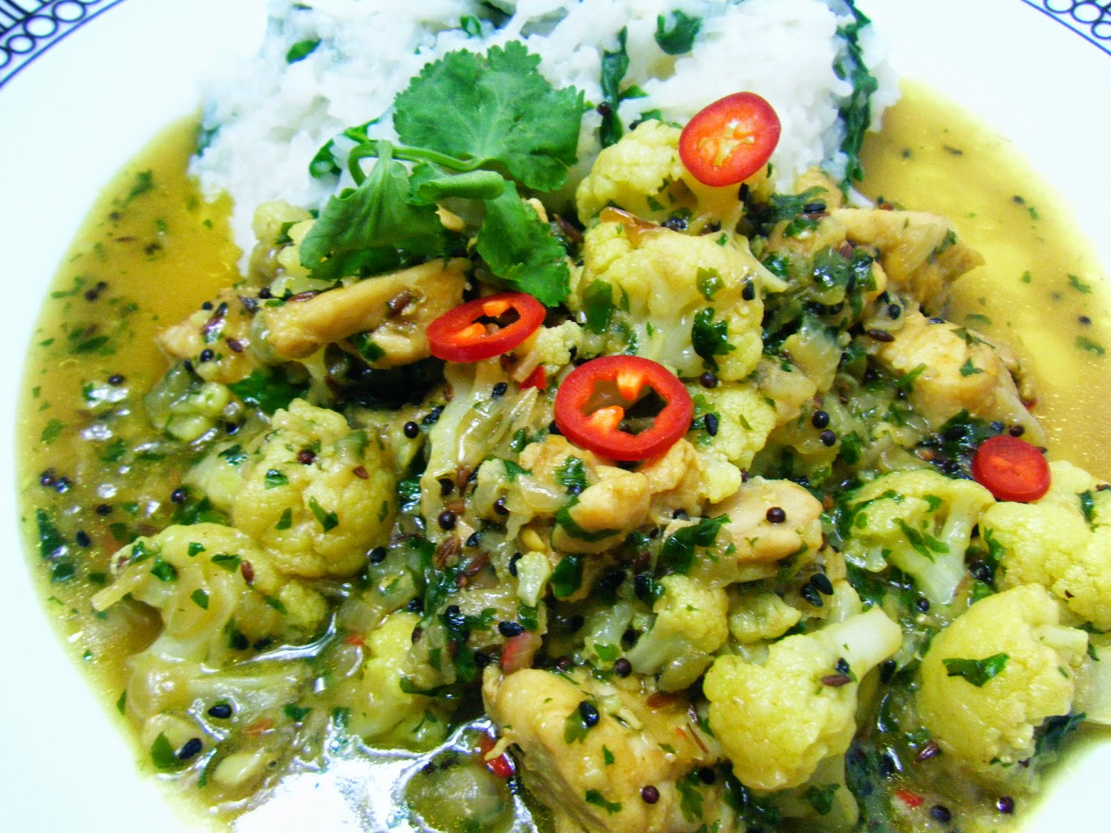 Chicken Cauliflower Curry