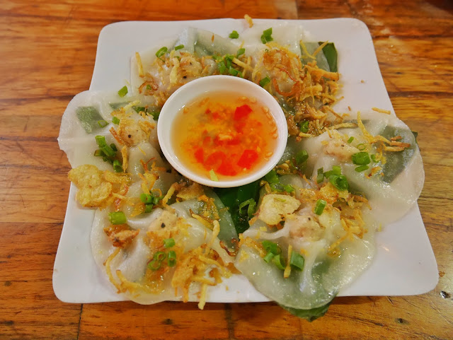 White rose dumpling or Banh Bao Banh Vac, Hoi An food