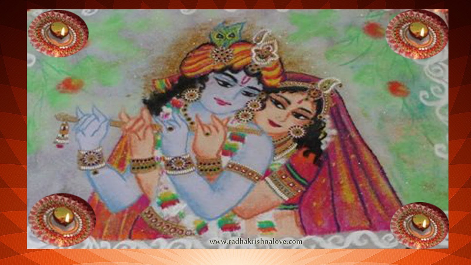 Radha Krishna Diwali Rangoli Design Radha Krishna Diwali Rangoli Design