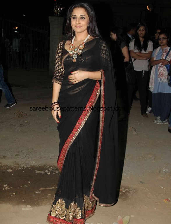 Vidya Balan in Sabyasachi Saree at Film Fare Awards 2011 - Saree Blouse ...
