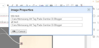 Cara Memasang Alt tag Pada gambar di blogger.