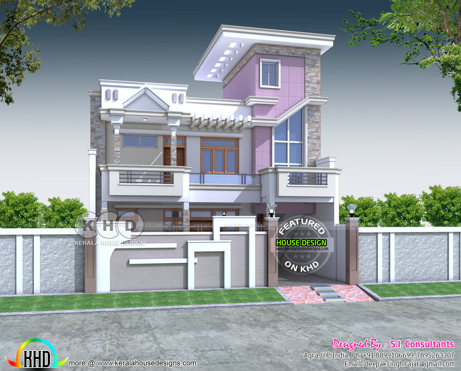 Featured image of post New Home Designs Indian Style : New mandir design with textured walls.
