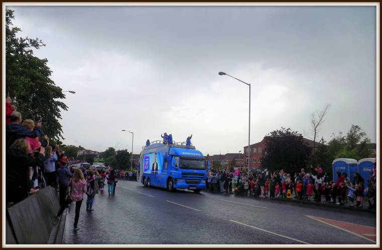 Olympic Torch Relay in Mansfield, Nottingham