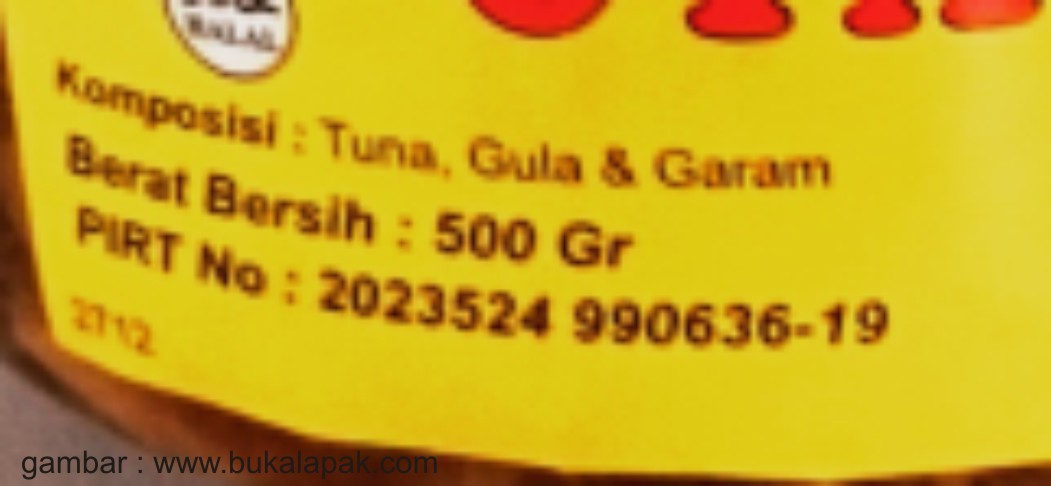 Label Dalam Kemasan Makanan (Olahan Ikan) ~ AanBLOG